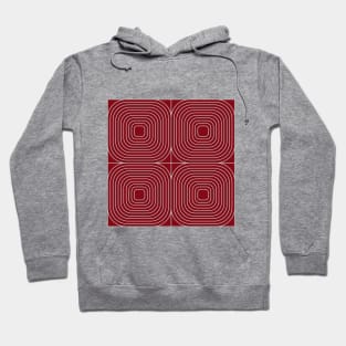 Barn Red Minimalism Hoodie